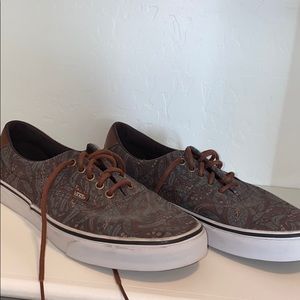 Vans Era 59 Paisley Red/Brown Men 11 WORN ONCE